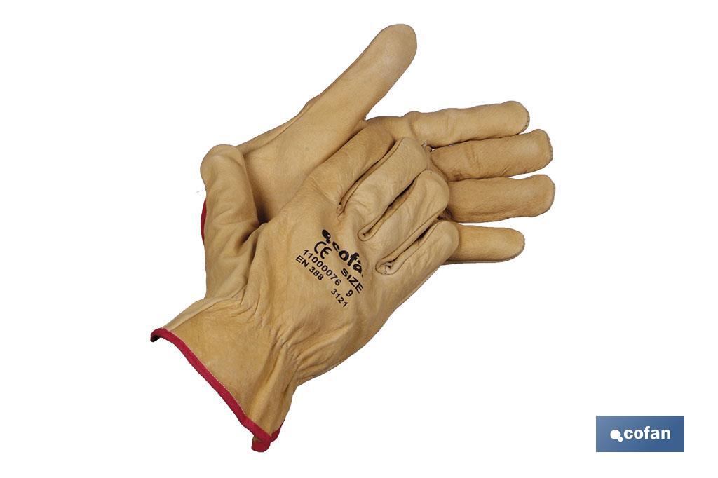 BLÍSTER DE GUANTE DE PIEL VACUNO EXTRA RESISTENTE TALLA 9 VENTA UNITARIA (PACK: 1 UDS) BLÍSTER DE GUANTE DE PIEL VACUNO EXTRA RESISTENTE TALLA 9 VENTA UNITARIA (PACK: 1 UDS)