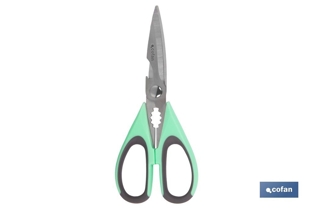 TIJERAS VERDES DE ACERO INOX. MODELO SENA 22 CM (PACK: 1 UDS) TIJERAS VERDES DE ACERO INOX. MODELO SENA 22 CM (PACK: 1 UDS)