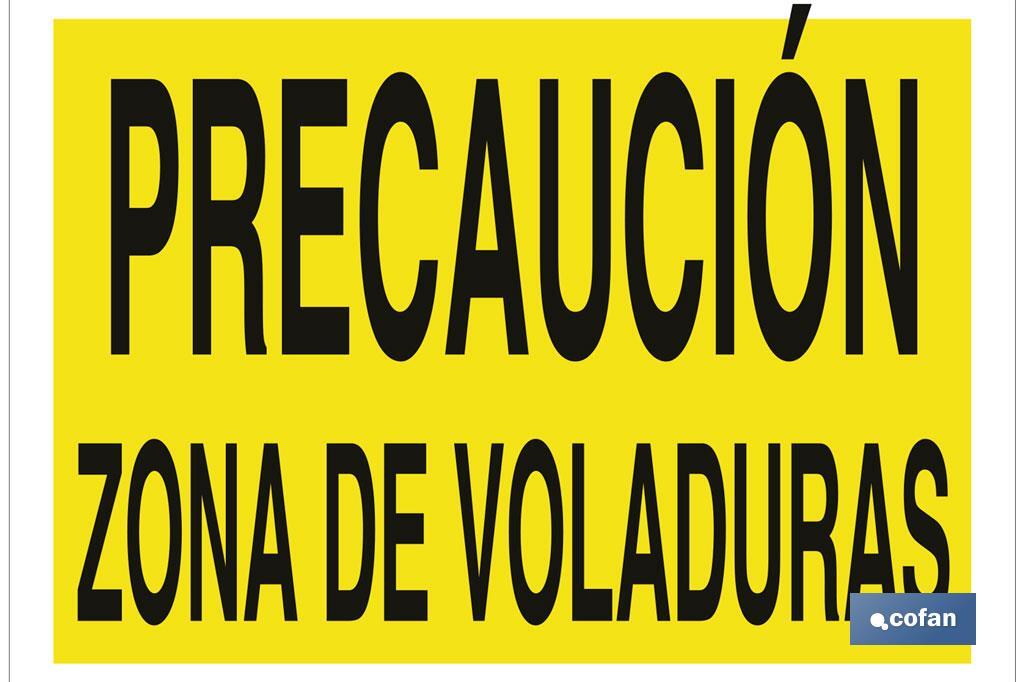 SEÑAL POLIESTIRENO 297X210