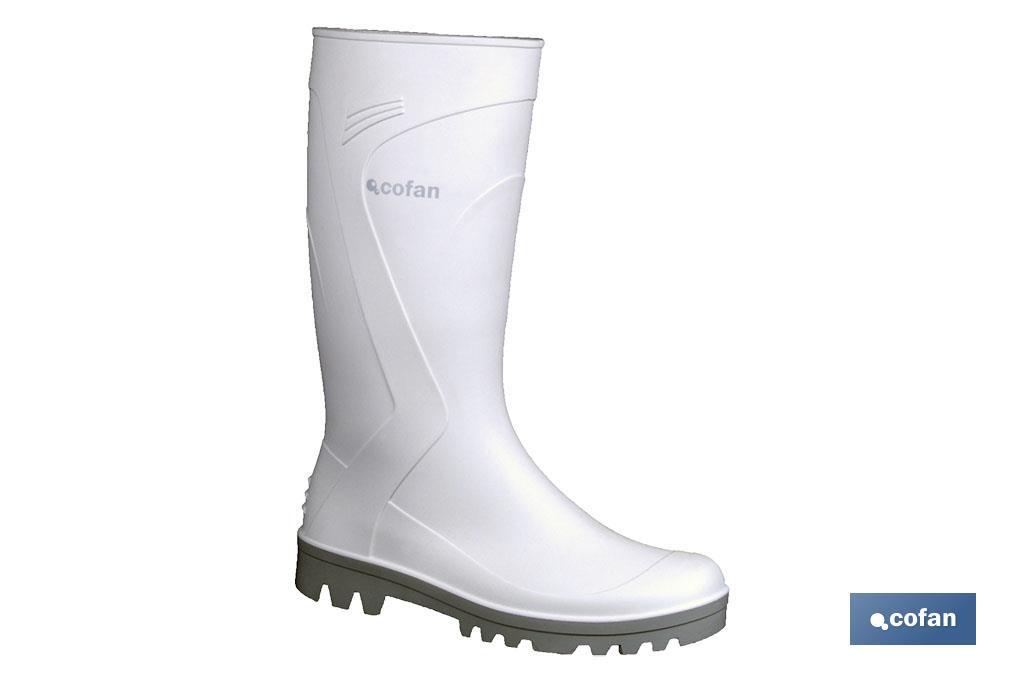 BOTA AGUA PVC BLANCA TALLA 40 (PACK: 1 UDS)