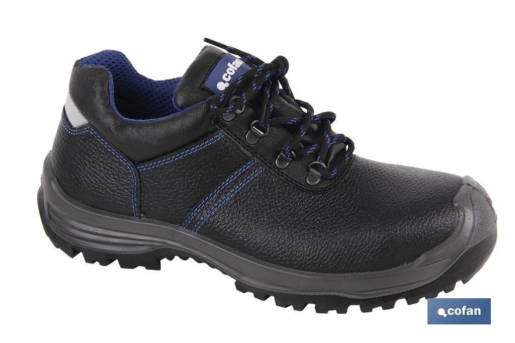 Zapato de Piel | Color Negro | Seguridad S3 | Modelo Mirto | Puntera de Carbono Light