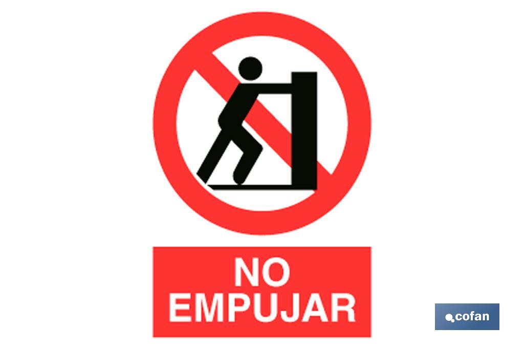 Prohibido Empujar